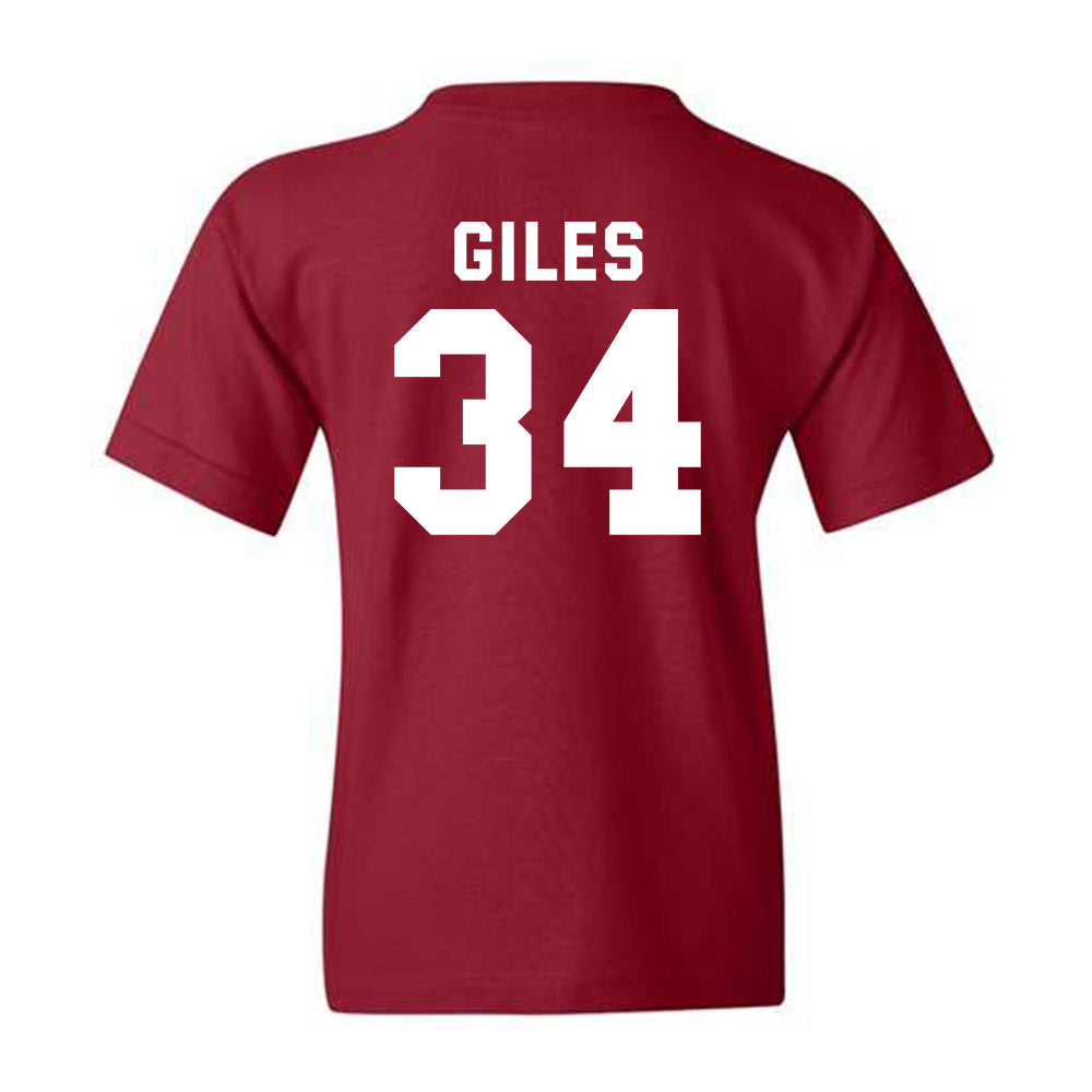 Alabama - NCAA Softball : Marlie Giles - Youth T-Shirt Mudita