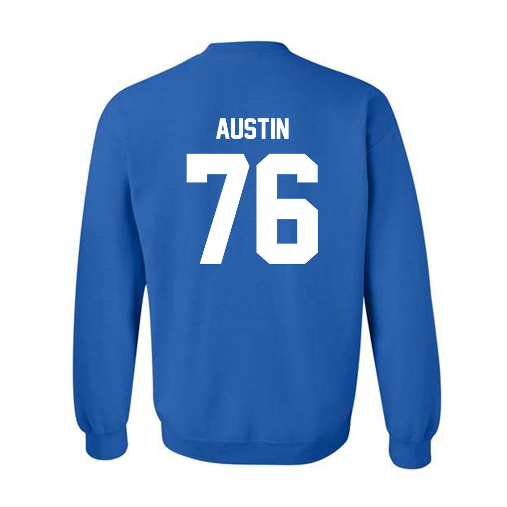 MTSU - NCAA Football : Garrett Austin - Classic Shersey Crewneck Sweatshirt-1