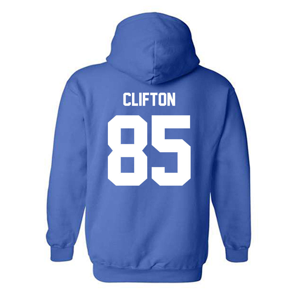 MTSU - NCAA Football : Neo Clifton - Classic Shersey Hooded Sweatshirt-1