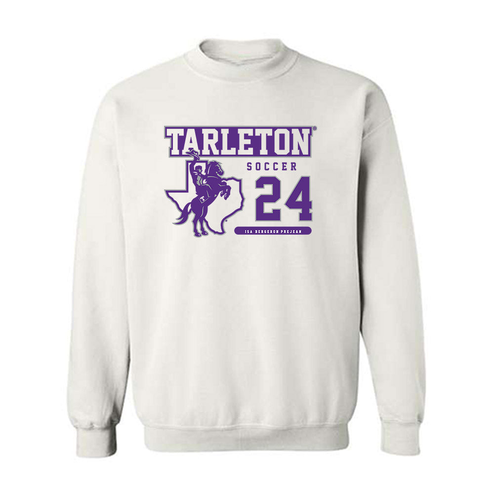 Tarleton State - NCAA Women's Soccer : Isa Bergeron-Prejean - Classic Fashion Shersey Crewneck Sweatshirt-0