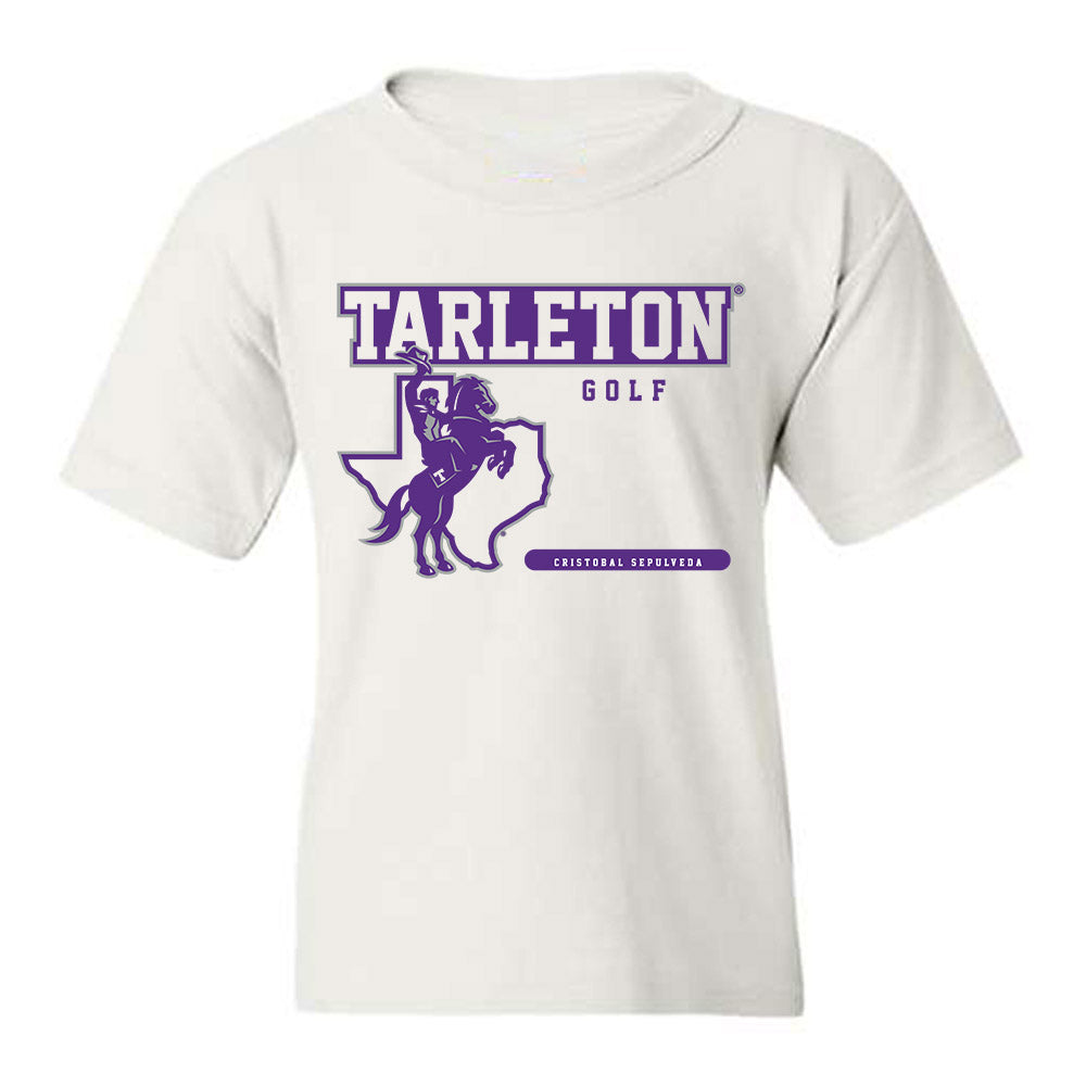 Tarleton State - NCAA Men's Golf : Cristobal Sepulveda - Classic Fashion Shersey Youth T-Shirt-0