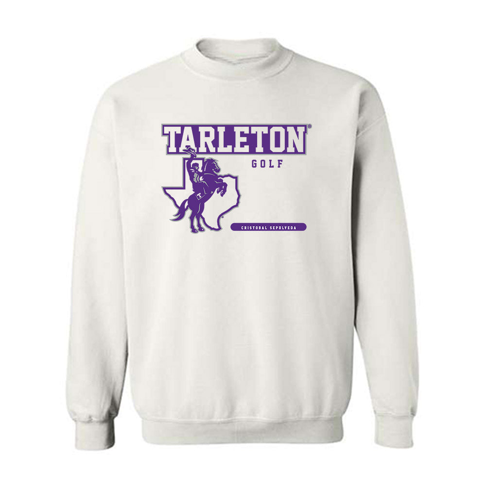Tarleton State - NCAA Men's Golf : Cristobal Sepulveda - Classic Fashion Shersey Crewneck Sweatshirt-0