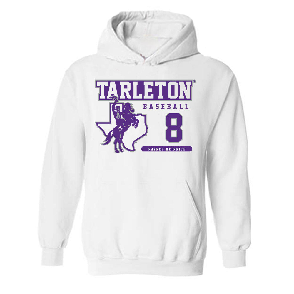 Tarleton State - NCAA Baseball : Rayner Heinrich - Classic Fashion Shersey Hooded Sweatshirt-0