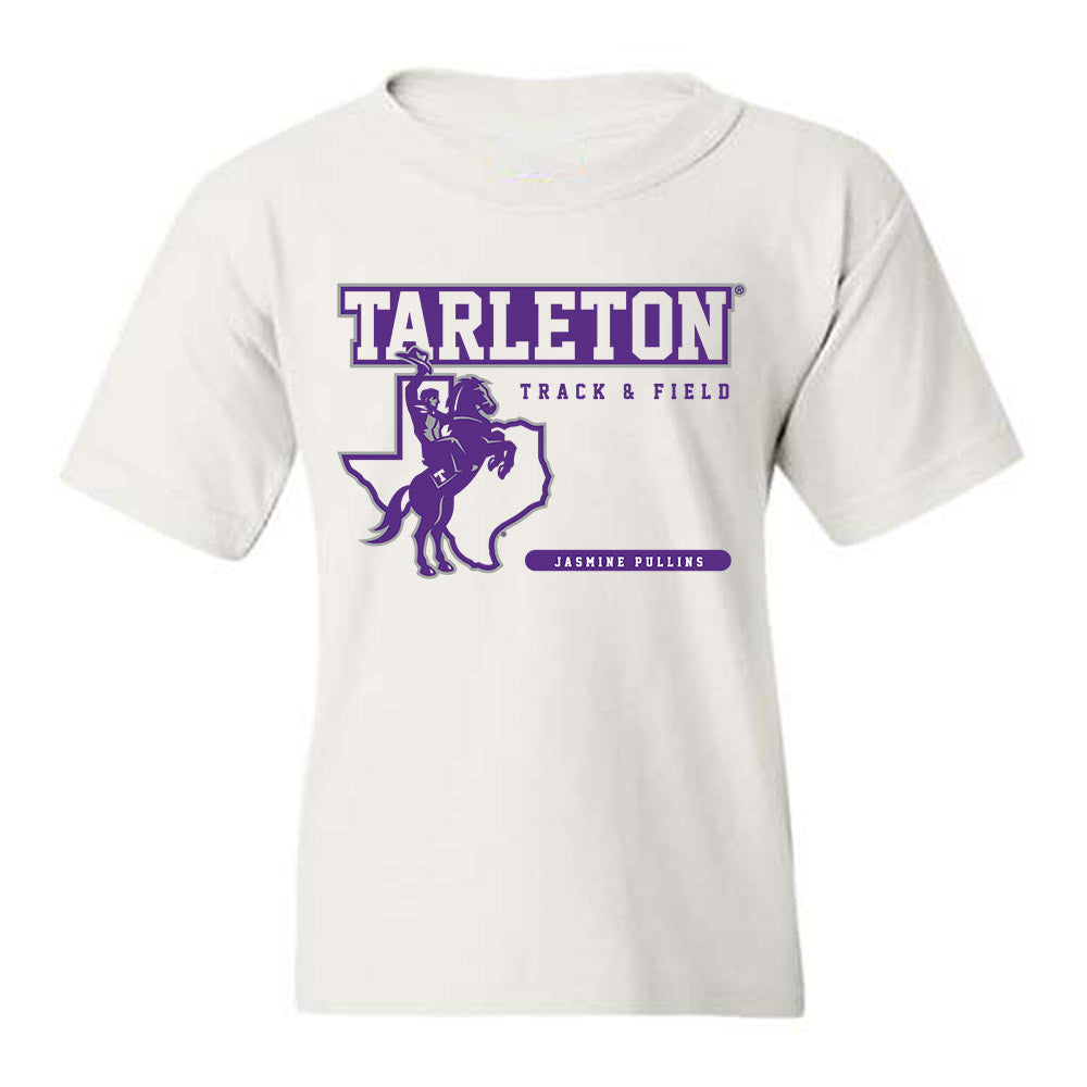 Tarleton State - NCAA Women's Track & Field : Jasmine Pullins - Classic Fashion Shersey Youth T-Shirt-0