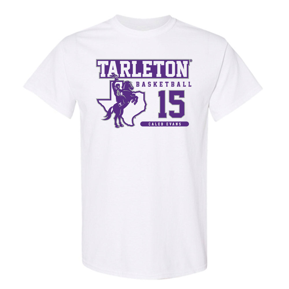 Tarleton State - NCAA Men's Basketball : Caleb Evans - Classic Fashion Shersey T-Shirt-0