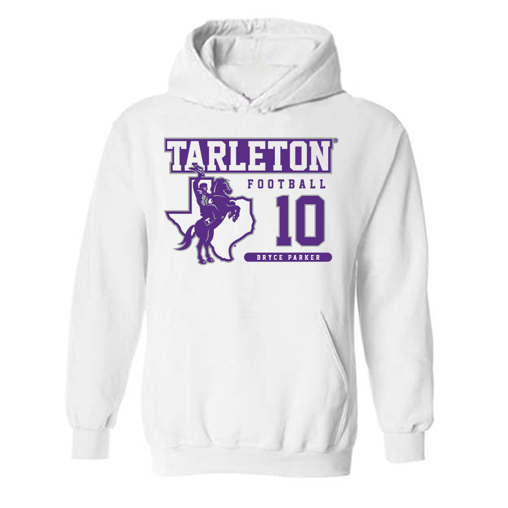 Tarleton State - NCAA Football : Bryce Parker - Classic Fashion Shersey Hooded Sweatshirt-0