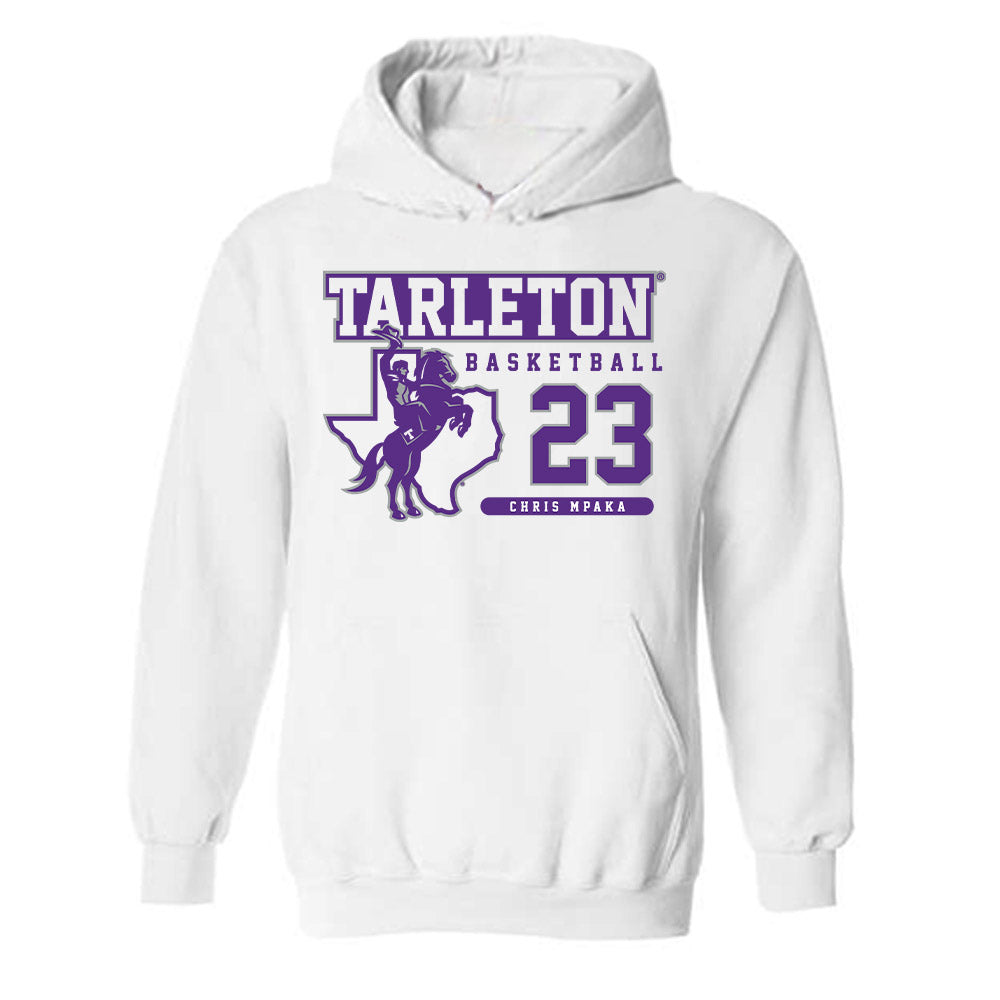 Tarleton State - NCAA Men's Basketball : Chris Mpaka - Classic Fashion Shersey Hooded Sweatshirt-0