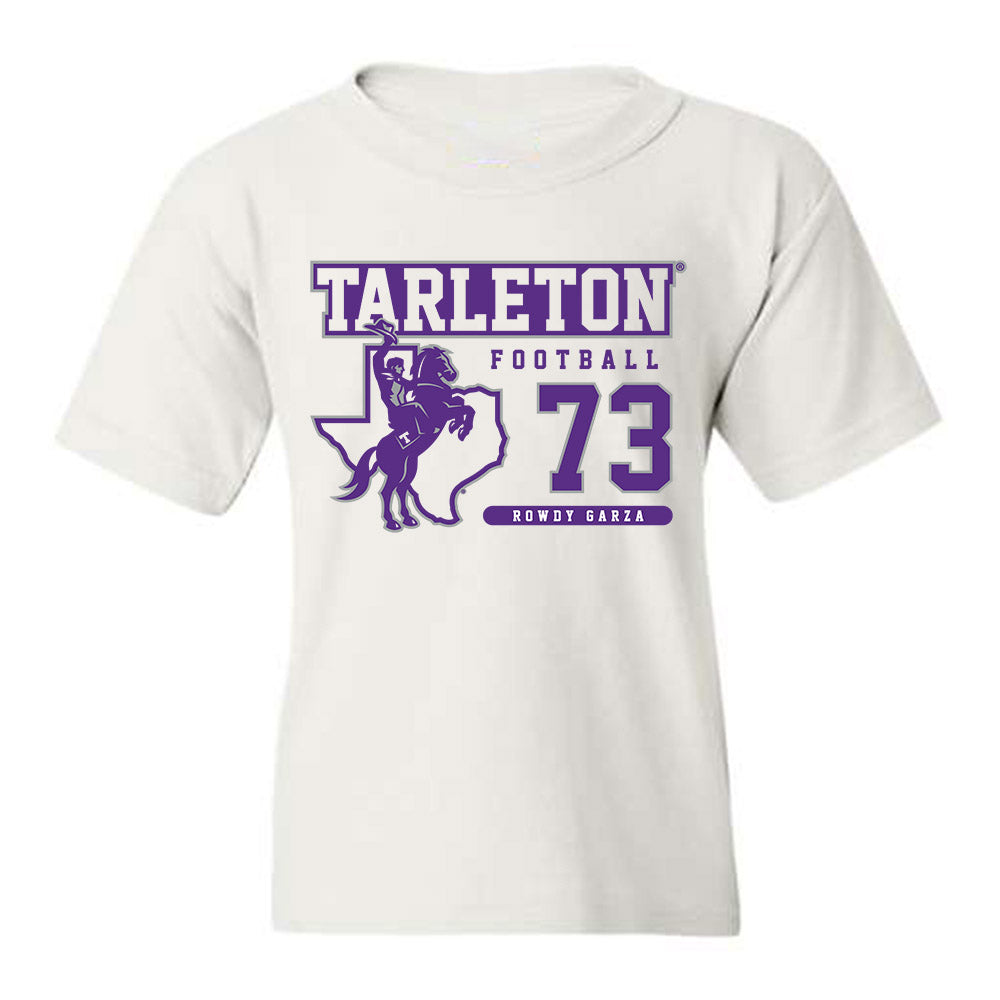 Tarleton State - NCAA Football : Rowdy Garza - Classic Fashion Shersey Youth T-Shirt