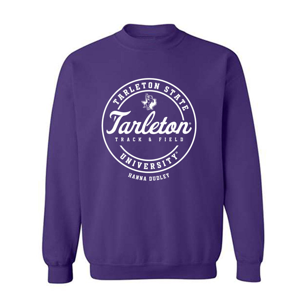 Tarleton State - NCAA Women's Track & Field : Hanna Dudley - Classic Fashion Shersey Crewneck Sweatshirt