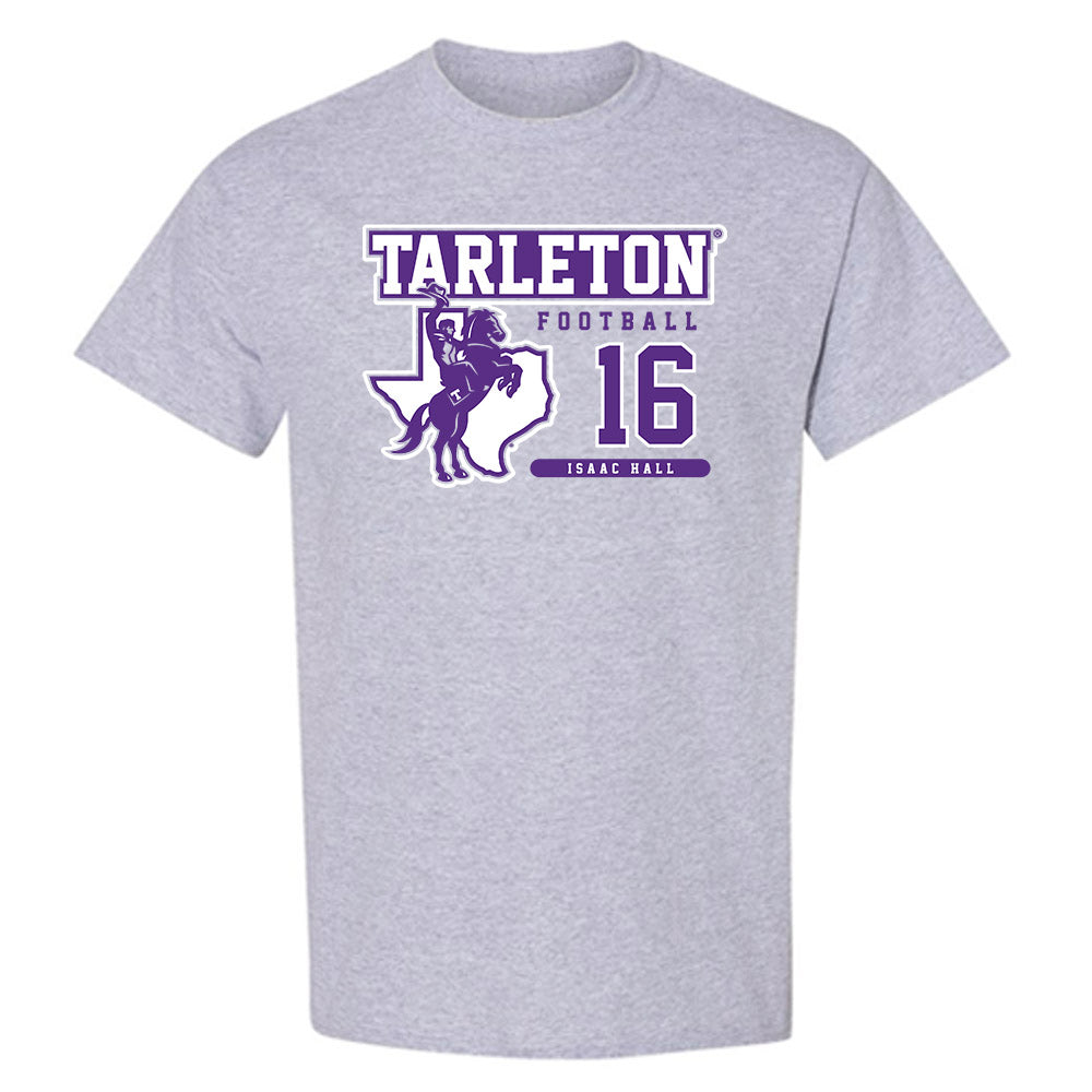 Tarleton State - NCAA Football : Isaac Hall - Classic Fashion Shersey T-Shirt-0