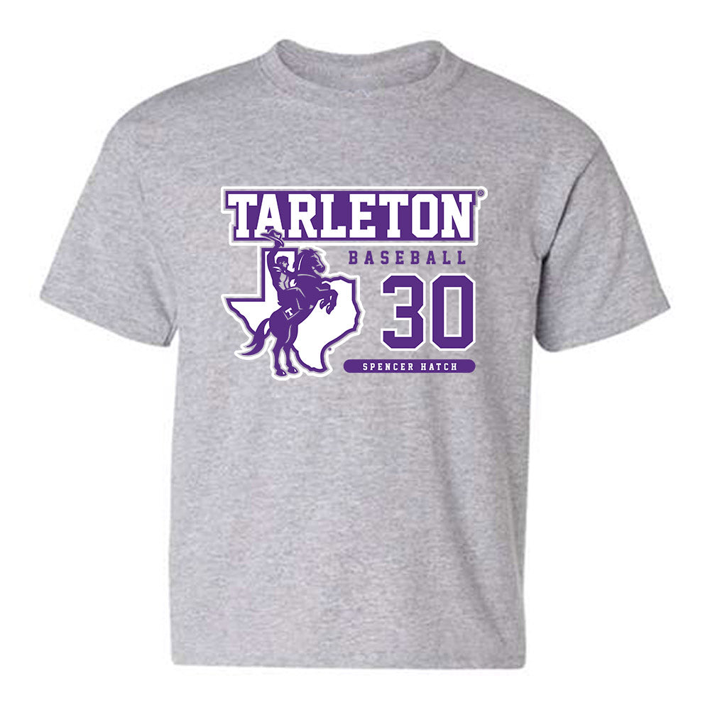 Tarleton State - NCAA Baseball : Spencer Hatch - Classic Fashion Shersey Youth T-Shirt-0