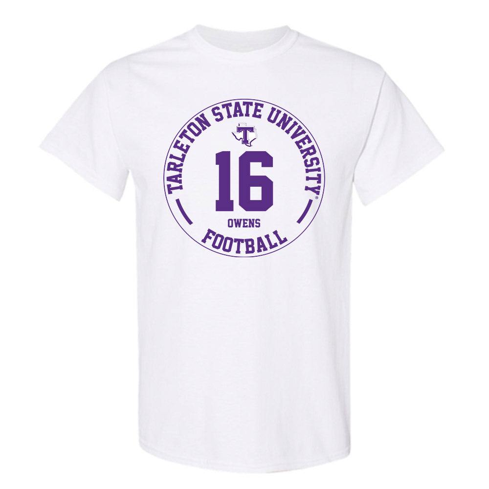 Tarleton State - NCAA Football : AJ Owens - Classic Fashion Shersey T-Shirt-0