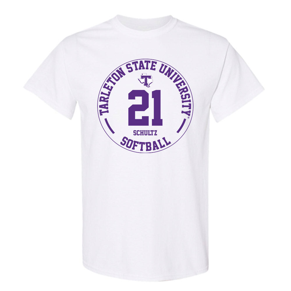 Tarleton State - NCAA Softball : Casey Schultz - Classic Fashion Shersey T-Shirt-0