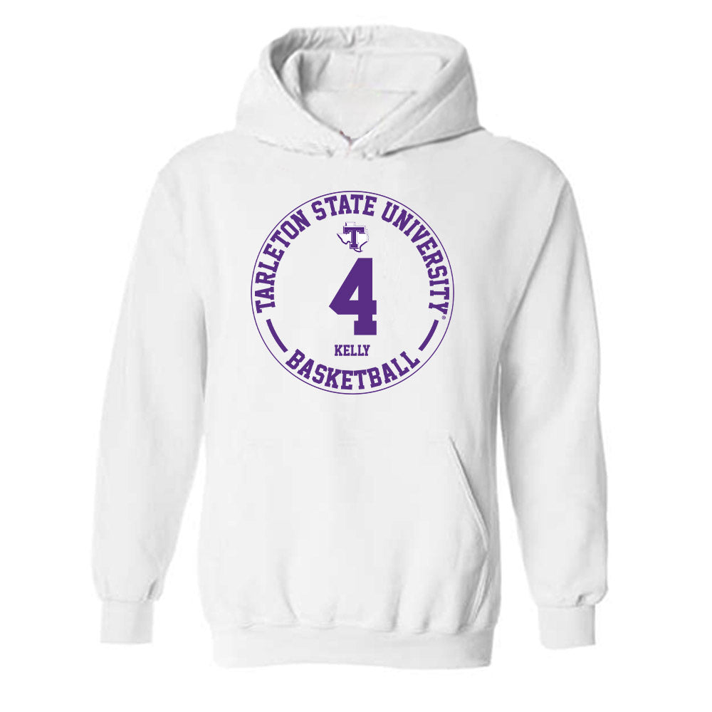 Tarleton State - NCAA Men's Basketball : Leroy Kelly - Classic Fashion Shersey Hooded Sweatshirt-0