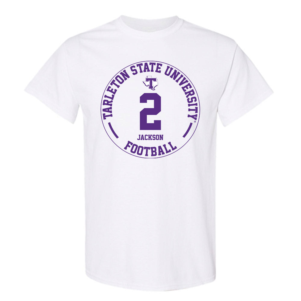 Tarleton State - NCAA Football : Cody Jackson - Classic Fashion Shersey T-Shirt