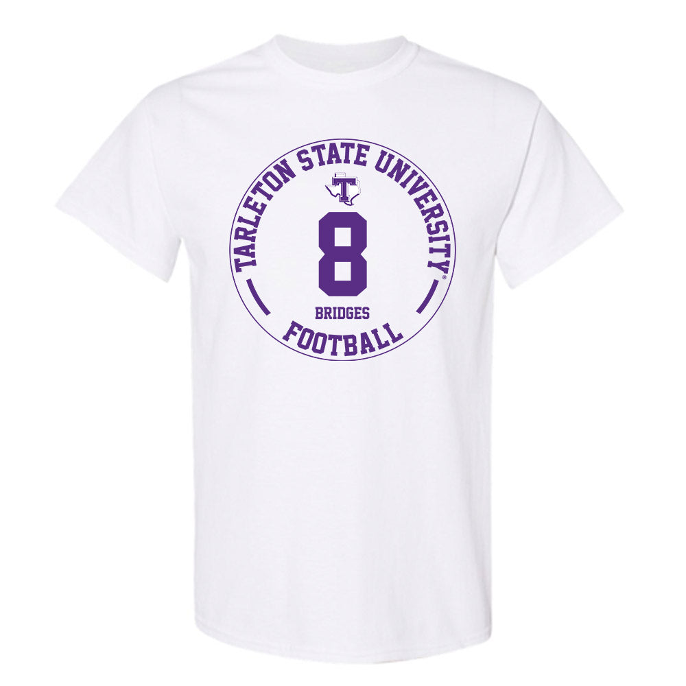 Tarleton State - NCAA Football : Braelon Bridges - Classic Fashion Shersey T-Shirt-0