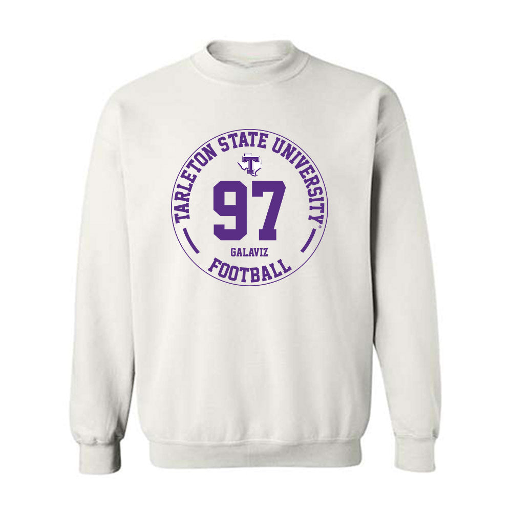 Tarleton State - NCAA Football : Gianni Galaviz - Classic Fashion Shersey Crewneck Sweatshirt