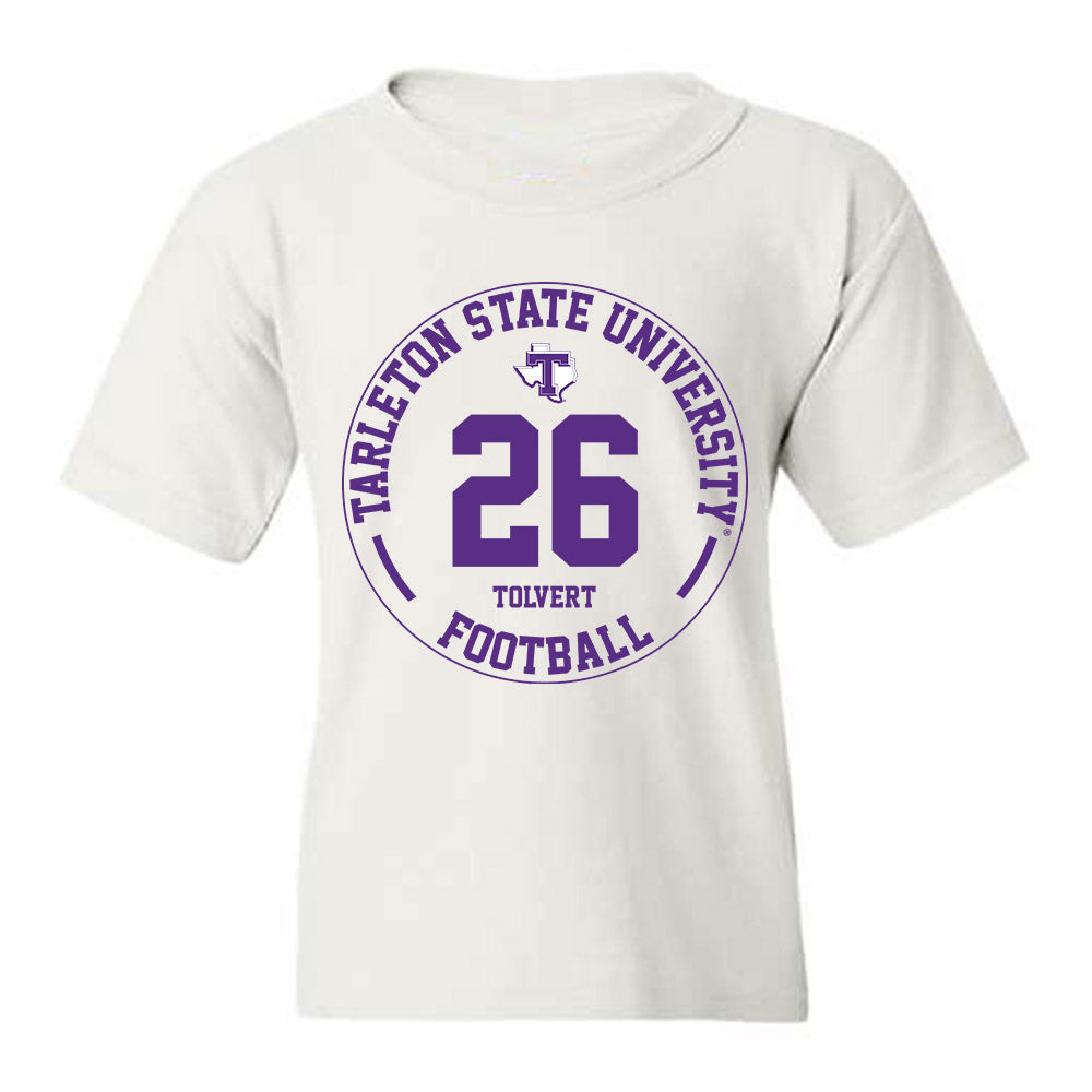 Tarleton State - NCAA Football : Brandon Tolvert - Classic Fashion Shersey Youth T-Shirt-0
