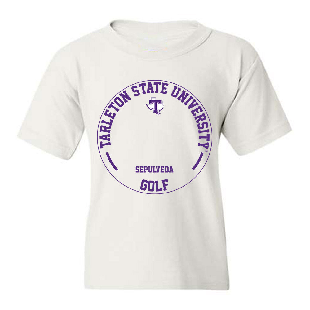 Tarleton State - NCAA Men's Golf : Cristobal Sepulveda - Classic Fashion Shersey Youth T-Shirt-0