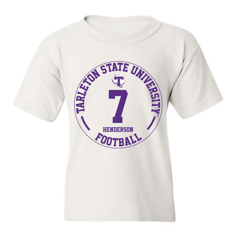 Tarleton State - NCAA Football : Mikey Henderson - Classic Fashion Shersey Youth T-Shirt