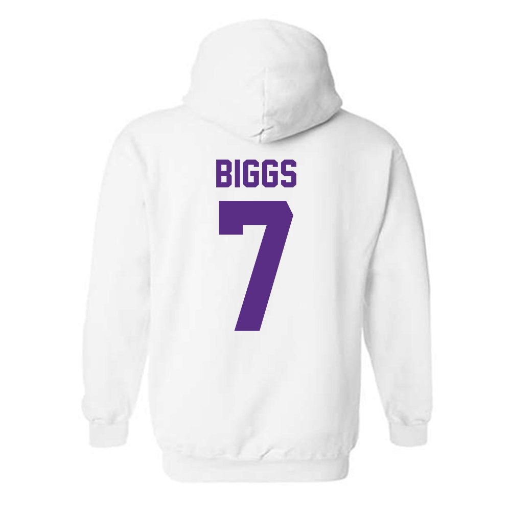 Tarleton State - NCAA Women's Volleyball : Taylynn Biggs - Classic Shersey Hooded Sweatshirt-1