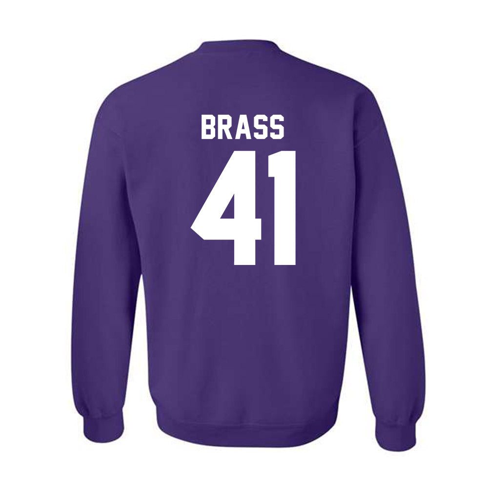 Tarleton State - NCAA Football : Reid Brass - Classic Shersey Crewneck Sweatshirt-1