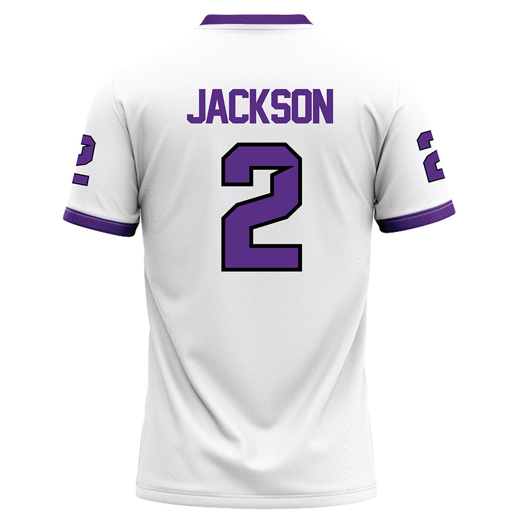 Tarleton State - NCAA Football : Cody Jackson - White Football Jersey