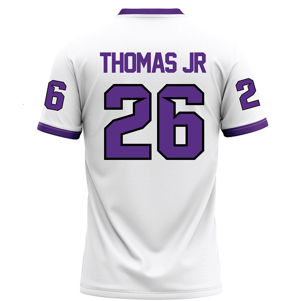 Tarleton State - NCAA Football : Andre Thomas Jr - White Football Jersey-1