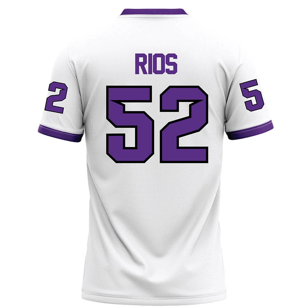 Tarleton State - NCAA Football : Robert Rios - White Football Jersey