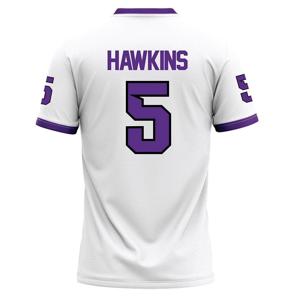 Tarleton State - NCAA Football : Dabari Hawkins - White Football Jersey-1