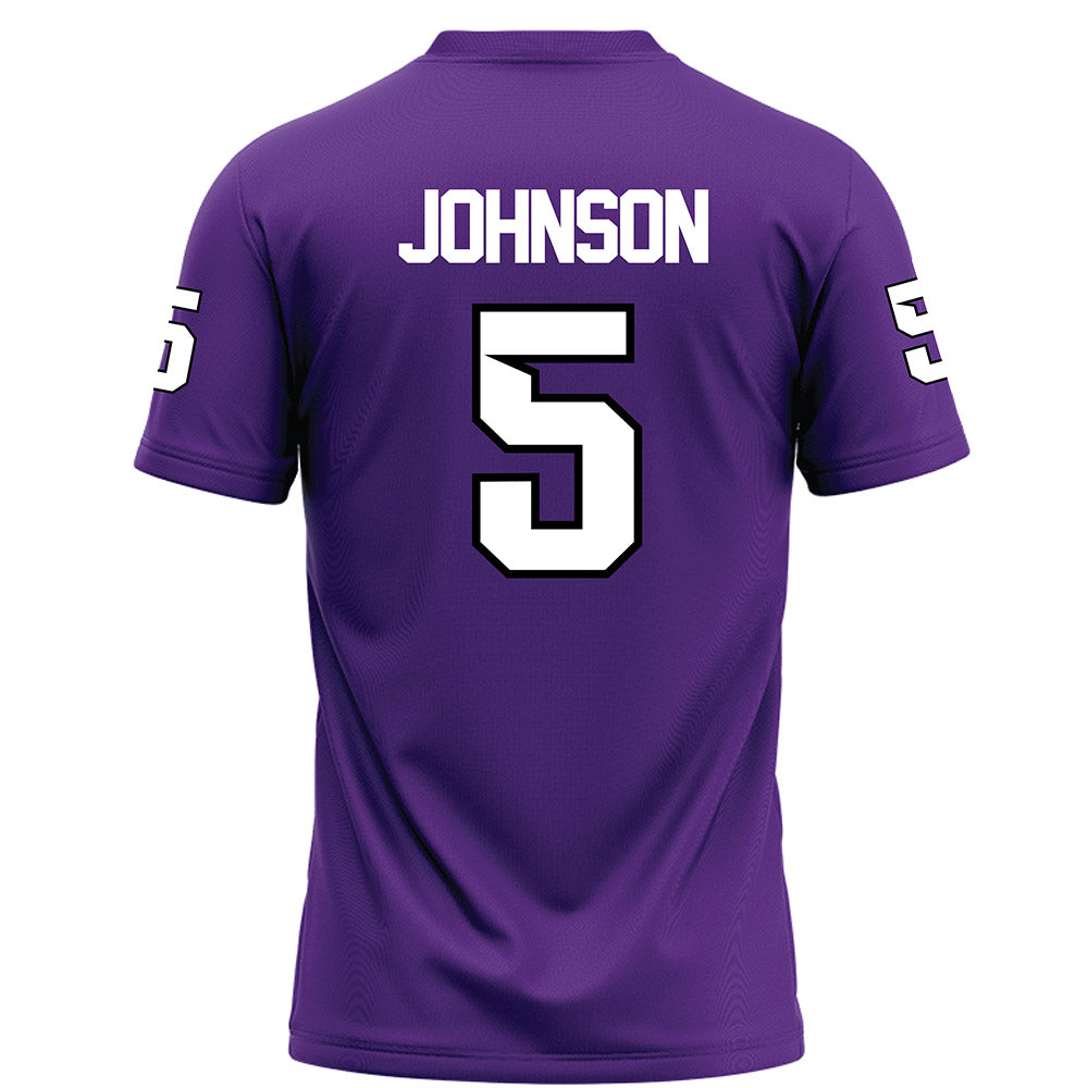 Tarleton State - NCAA Football : Keylan Johnson - Purple Football Jersey
