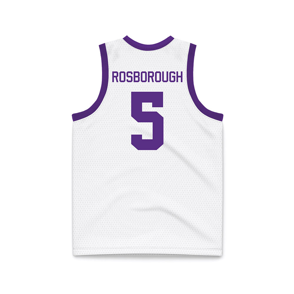 Tarleton State - NCAA Women's Basketball : Arieona Rosborough - Purple Basketball Jersey-1