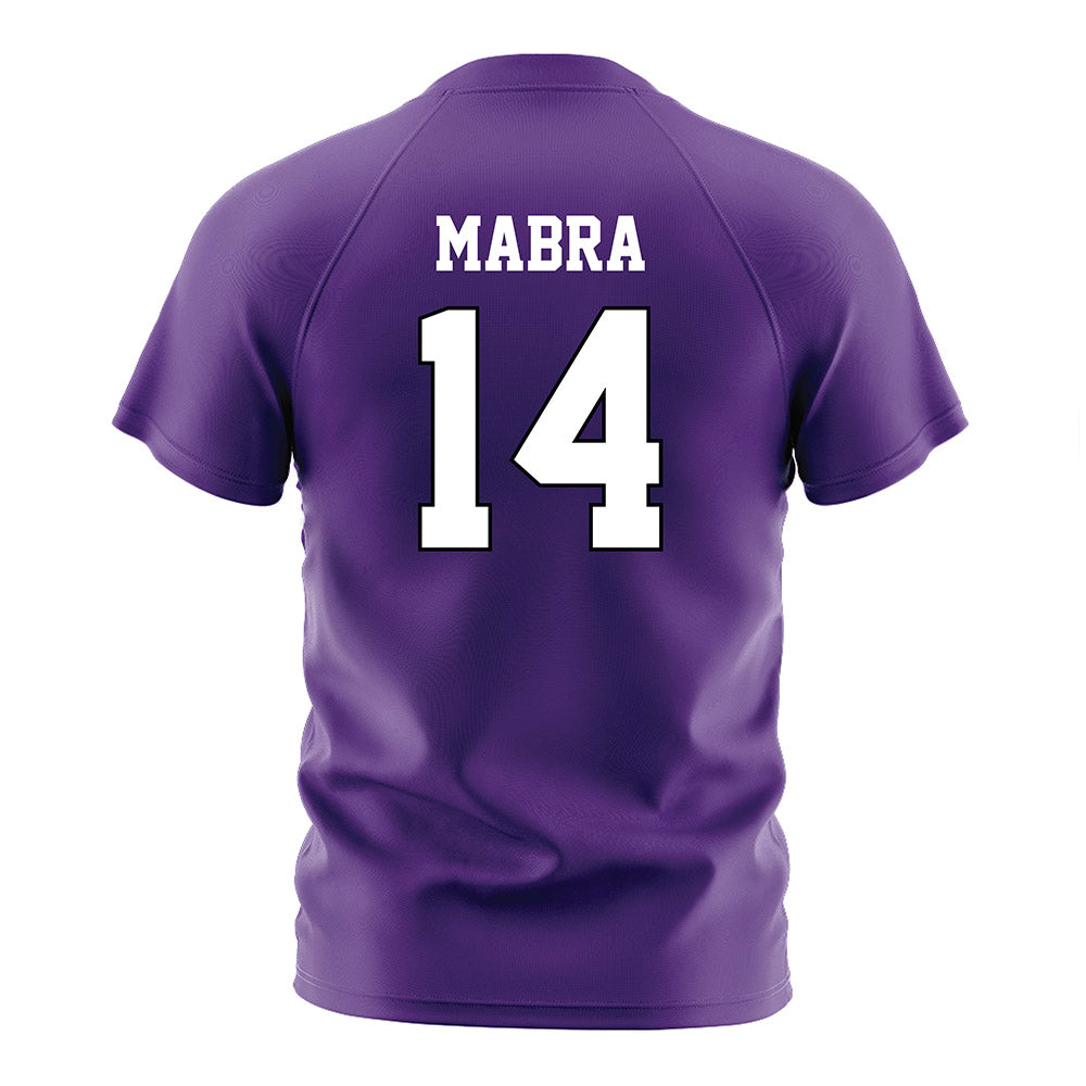 Tarleton State - NCAA Women's Soccer : Paisley Mabra - Purple Soccer Jersey-1