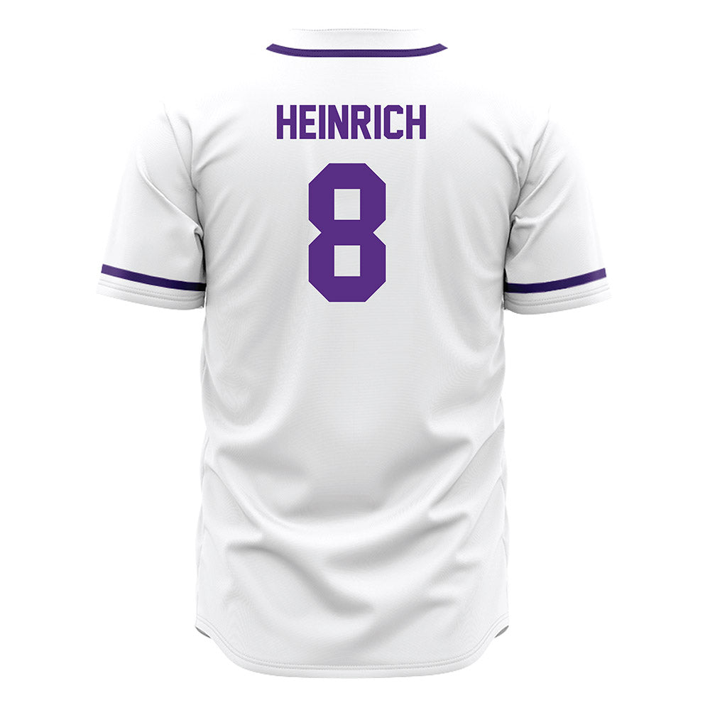 Tarleton State - NCAA Baseball : Rayner Heinrich - White Jersey-1