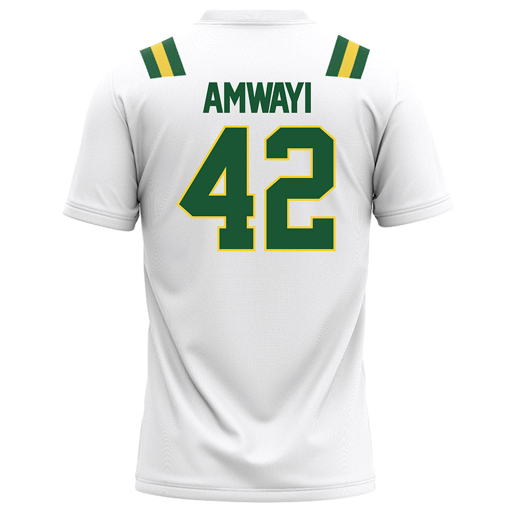 OKBU - NCAA Football : Bradley Amwayi - White Football Jersey-1