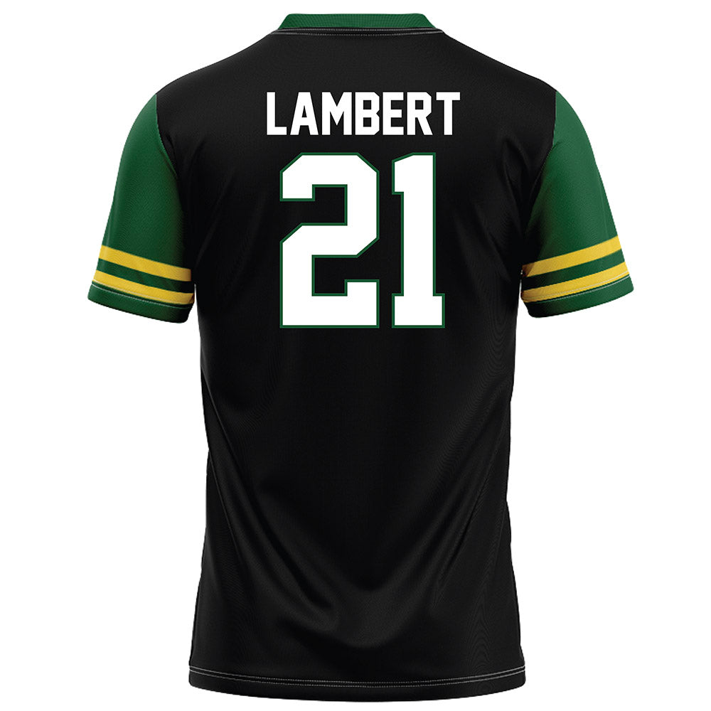 OKBU - NCAA Football : Edric Lambert - Black Football Jersey-1