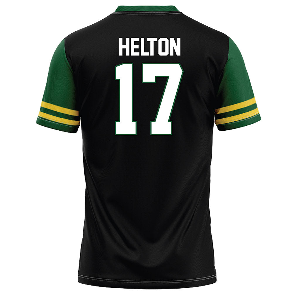 OKBU - NCAA Football : Kai helton - Black Football Jersey-1
