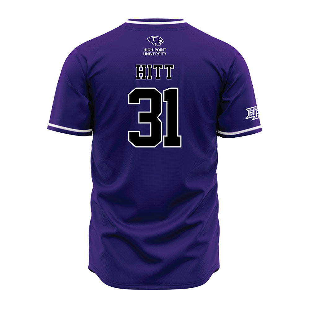High Point - NCAA Baseball : Dalton Hitt - Purple Jersey-1