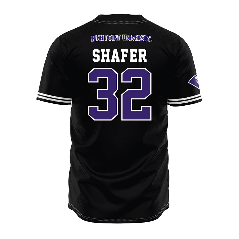 High Point - NCAA Baseball : Tyler Shafer - Black Jersey-1