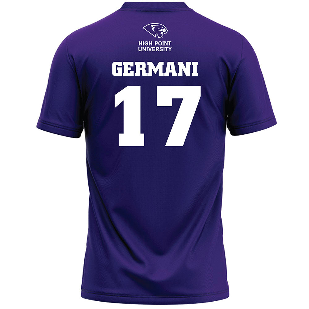 High Point - NCAA Women's Lacrosse : Bella Germani - Purple Lacrosse Jersey -1