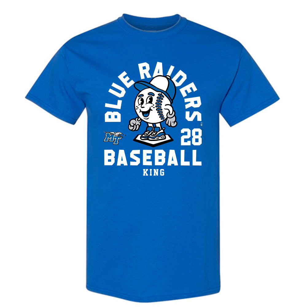 MTSU - NCAA Baseball : Gavin King - Fashion Shersey T-Shirt-0