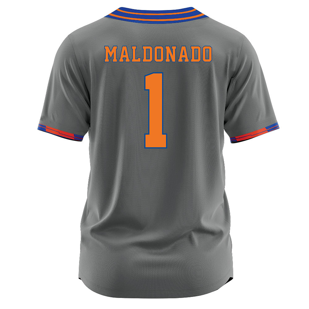 Texas Arlington - NCAA Softball : Talia Maldonado - Grey Jersey-1
