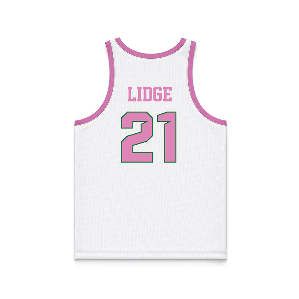 North Texas - NCAA Women's Basketball : Tionna Lidge - Pink Basketball Jersey-1