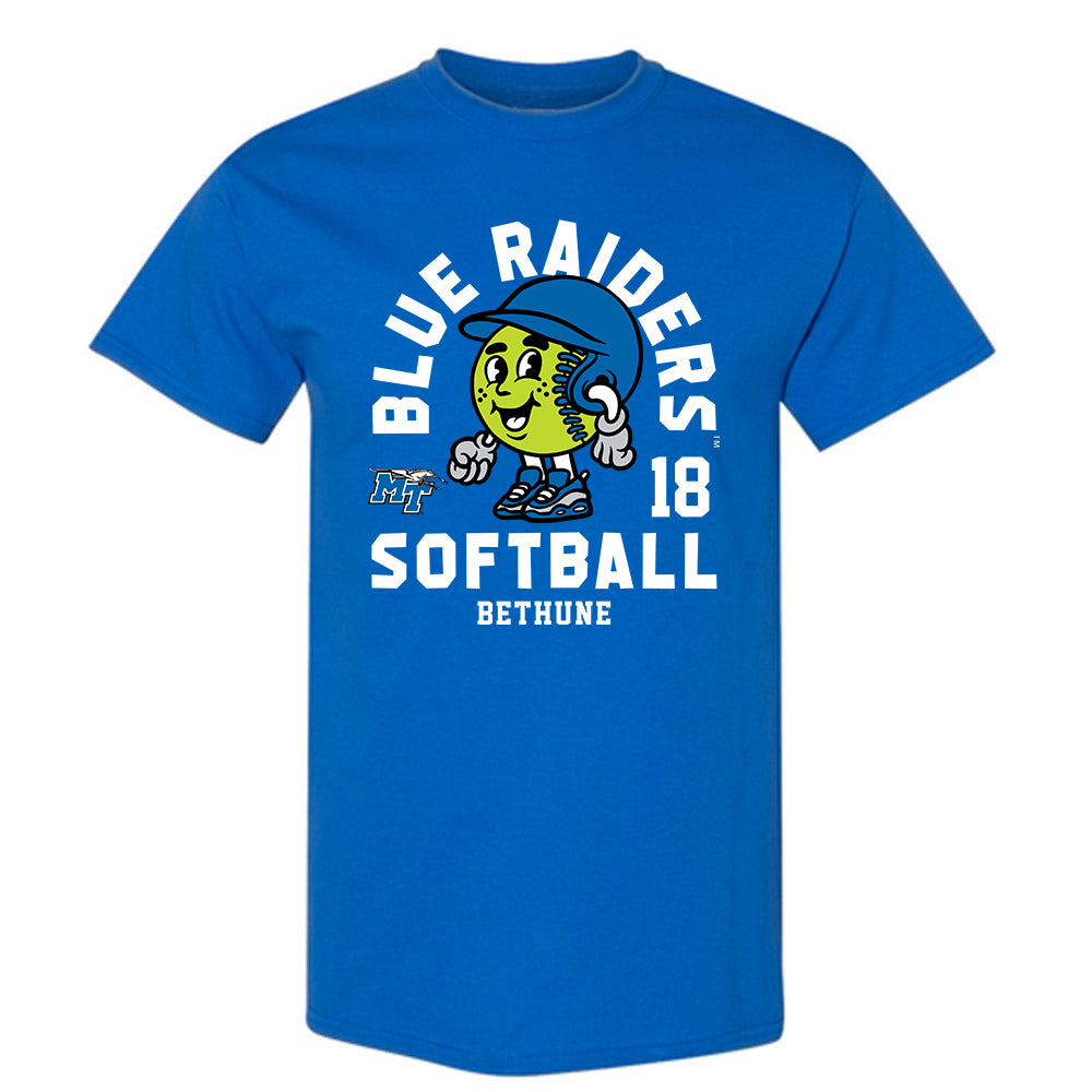 MTSU - NCAA Softball : Lilly Bethune - Fashion Shersey T-Shirt-0