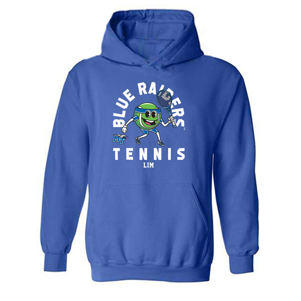 MTSU - NCAA Women's Tennis : Zenn Lim - Fashion Shersey Hooded Sweatshirt-0