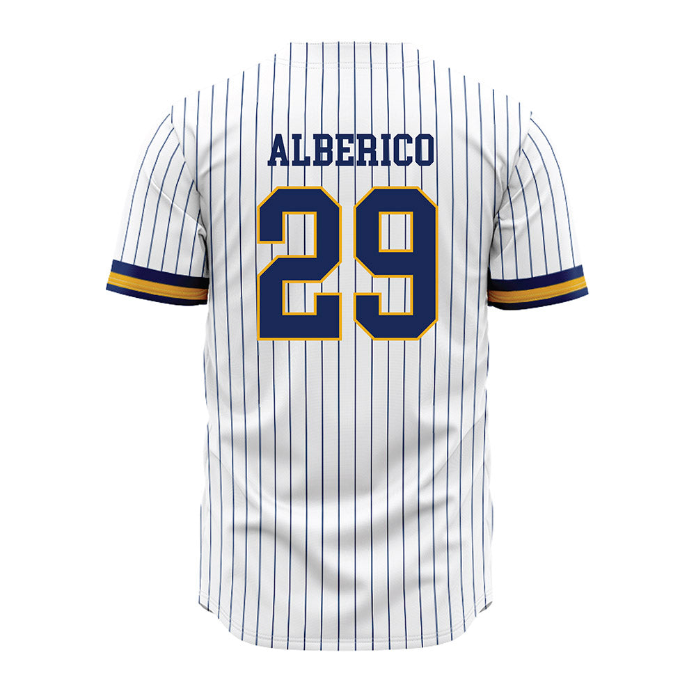 - NCAA Baseball : Alex Alberico - Pinstripe Jersey-1