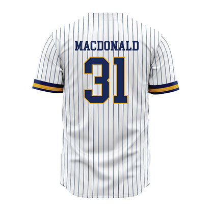 Kent State - NCAA Baseball : Lance MacDonald - Baseball Jersey Pin Stripe