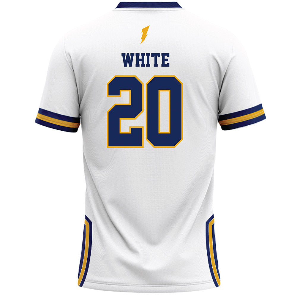 Kent State - NCAA Women's Lacrosse : Bella White - White Lacrosse Jersey -1
