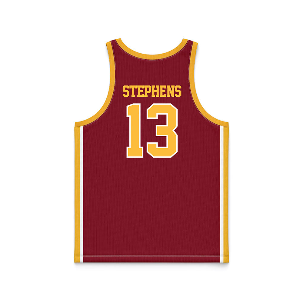 Minnesota - NCAA Men's Basketball : Chance Stephens - Retro Maroon Basketball Jersey-1