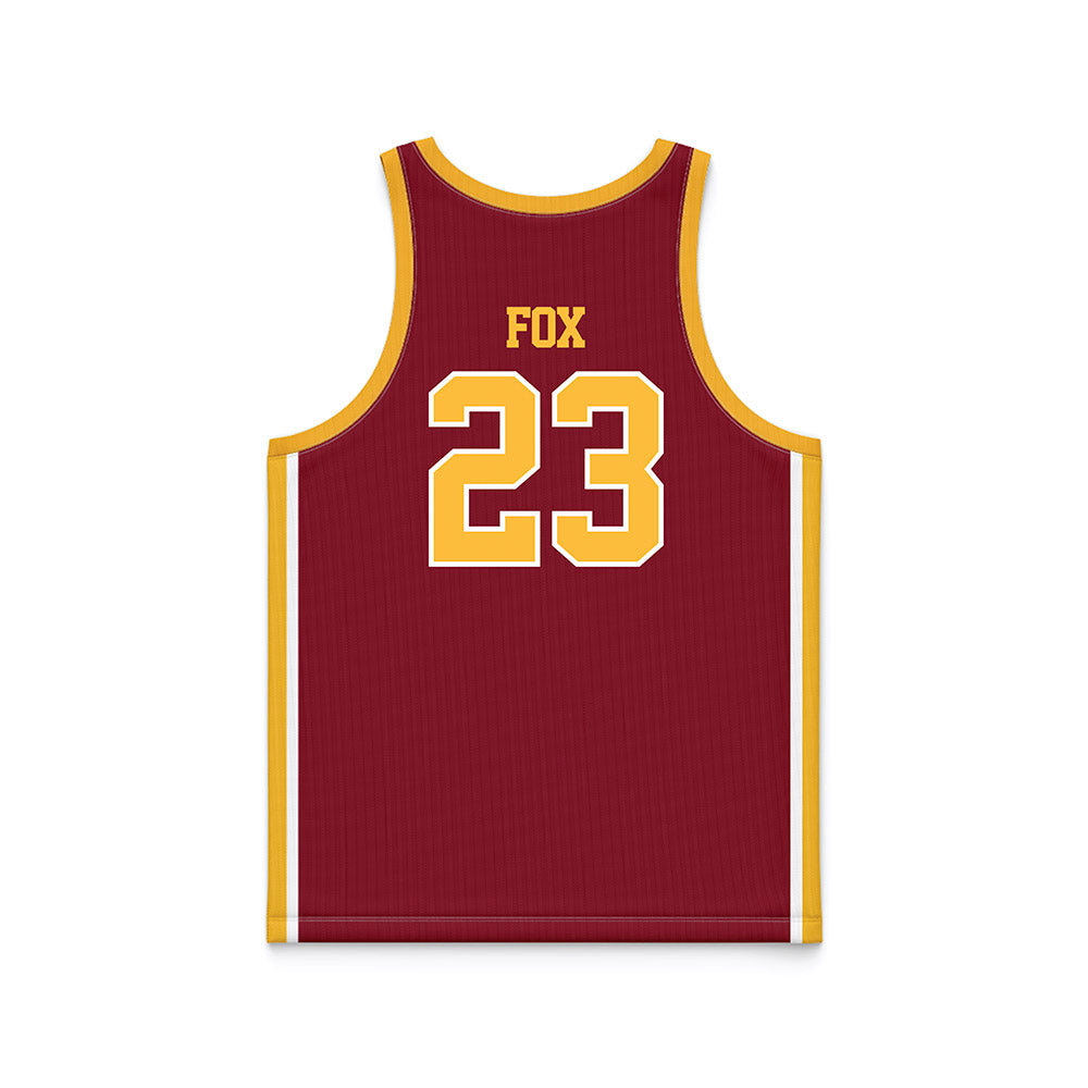 Minnesota - NCAA Men's Basketball : Parker Fox - Retro Maroon Basketball Jersey